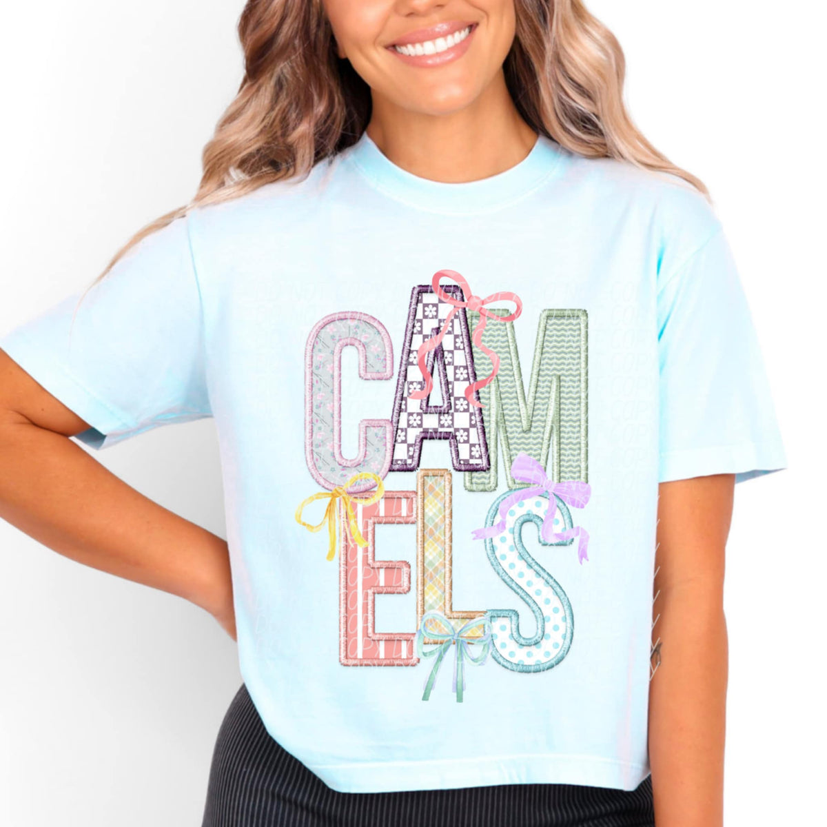 Camels Spring Bow Mascots (CITY) 97159 DTF transfer