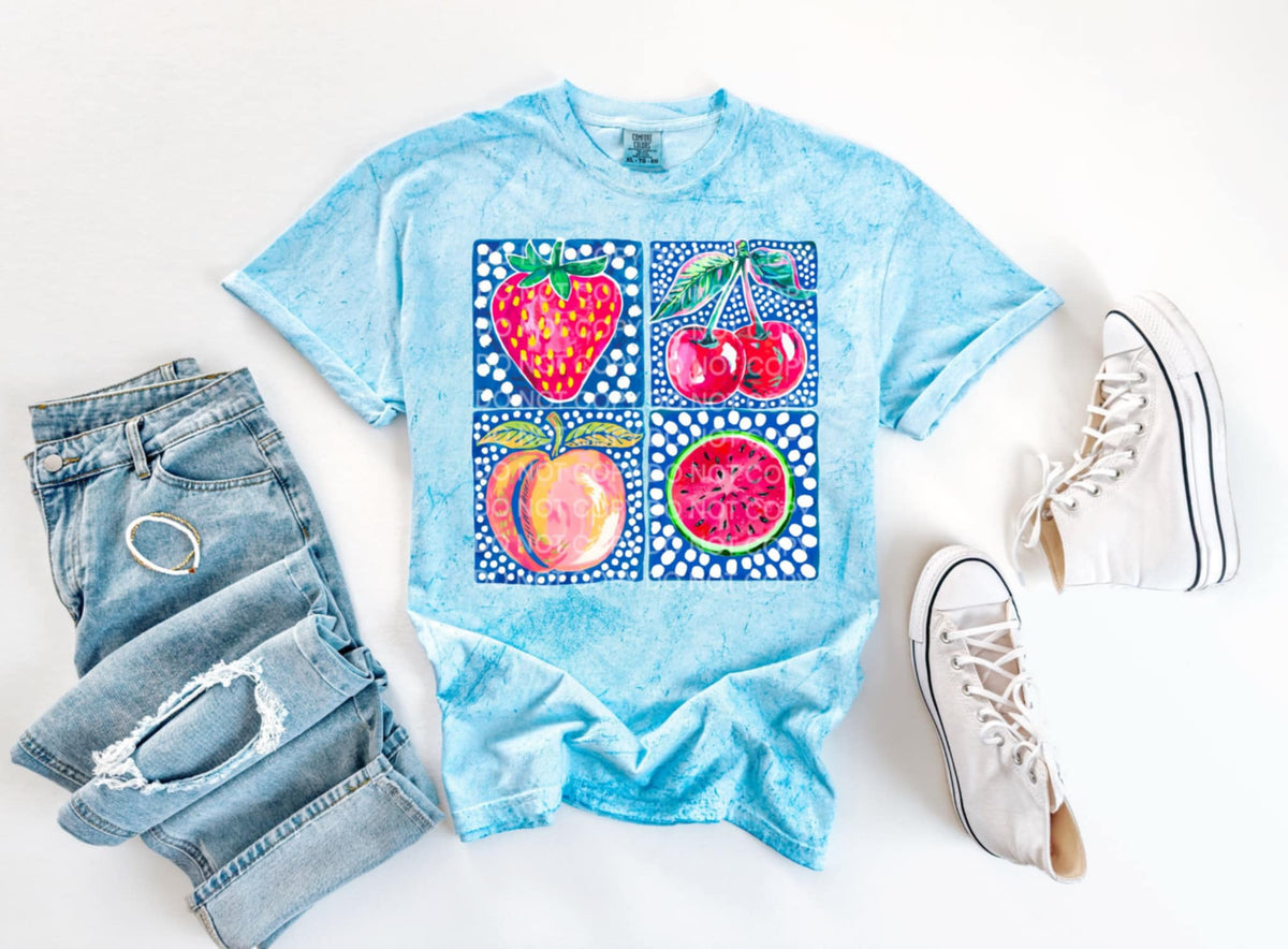 Fruit Grid (scg) DTF transfer