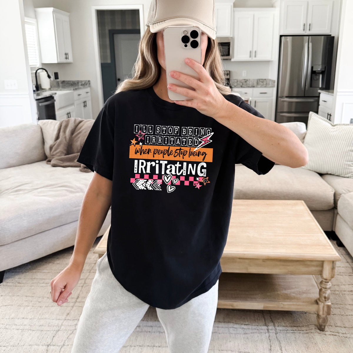 I’ll stop being irritated (white) CSC DTF Transfer
