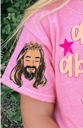 Happy jesus thorn crown (SSD) DTF Transfer