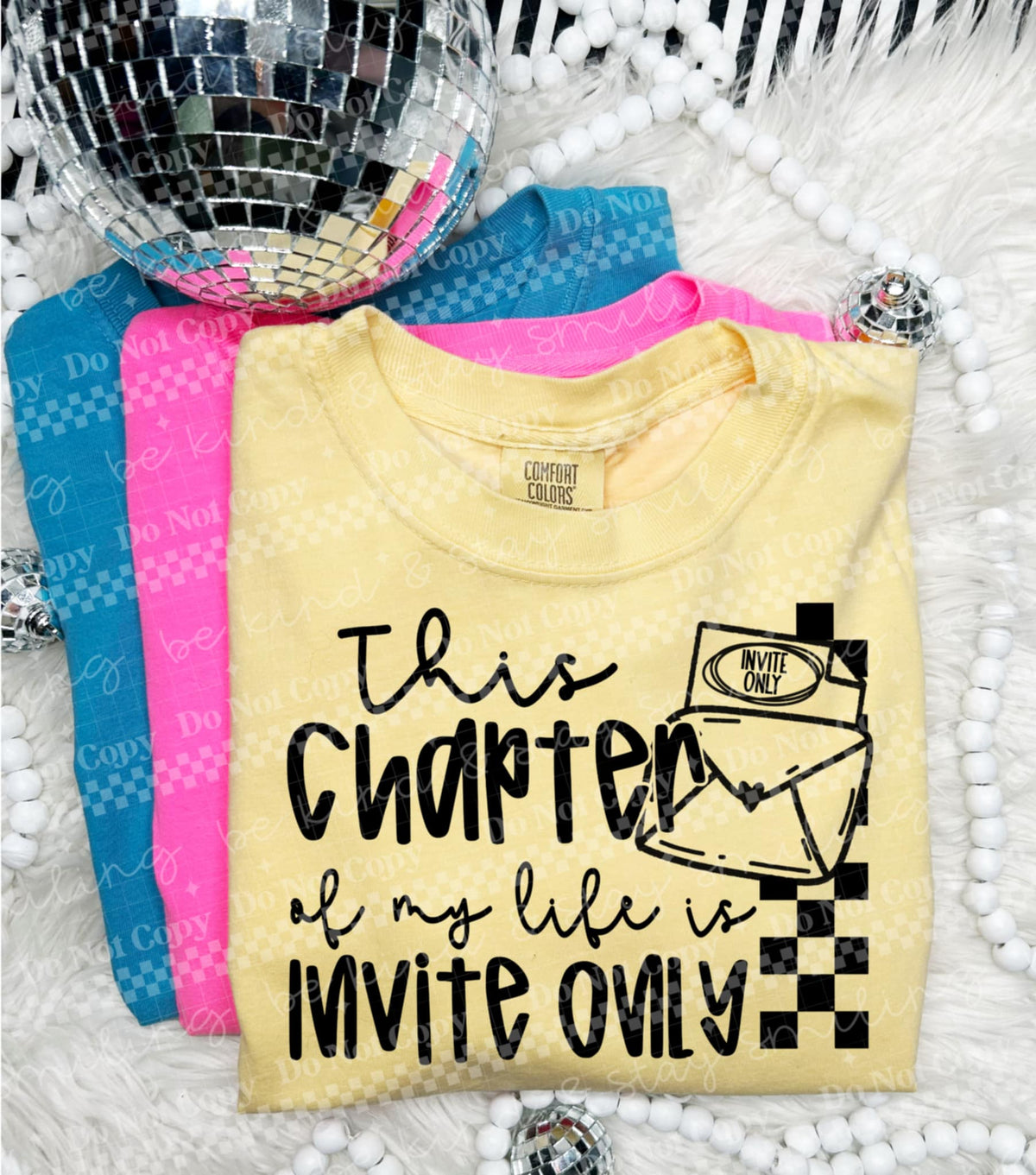 This Chapter is invite only BLACK (two peas) DTF Transfer