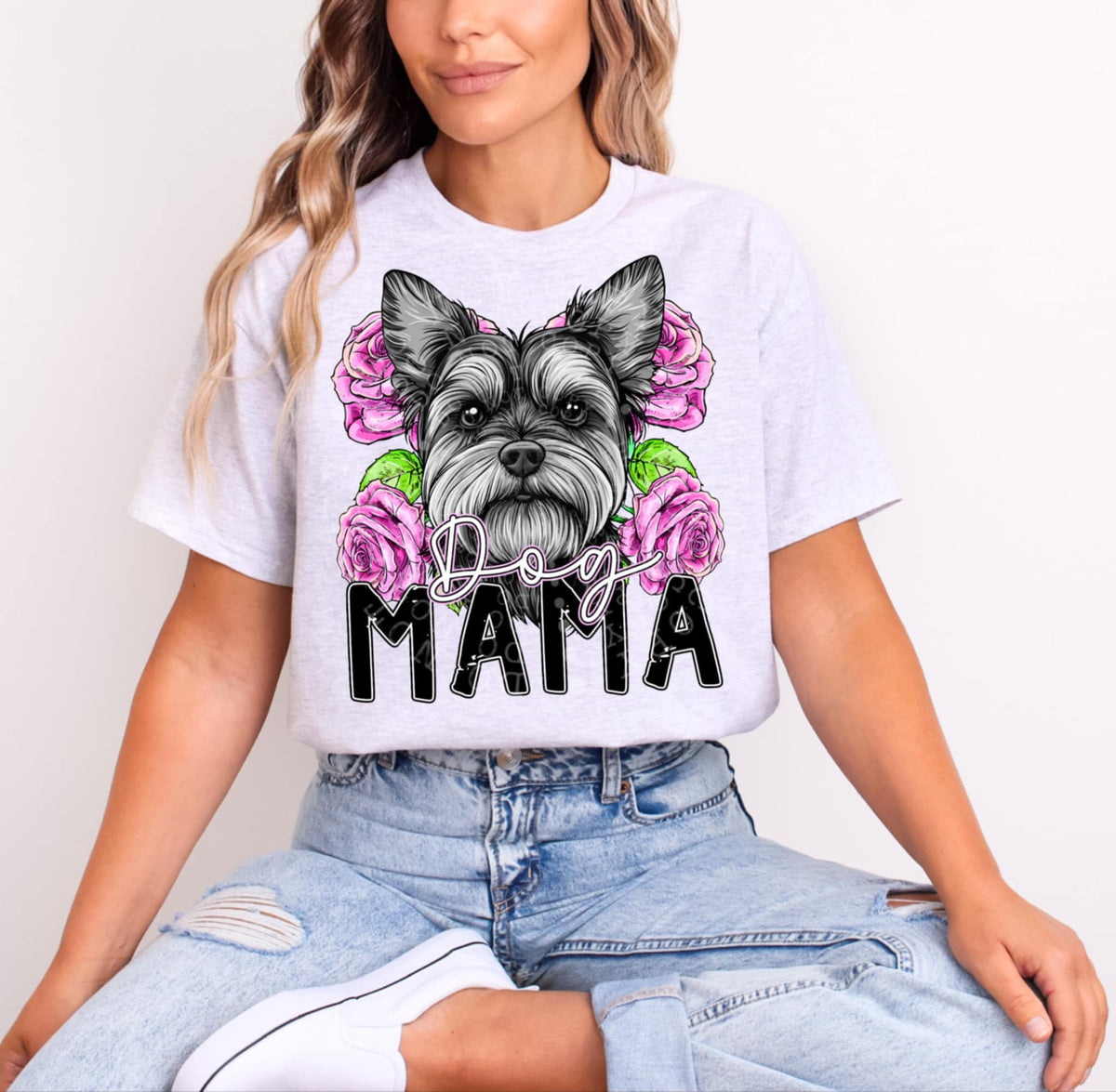 Dog mama yorkie (C’s) 96708 DTF transfer