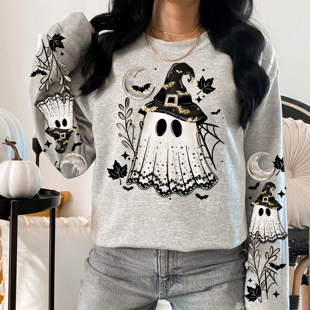Ghost Witch (csc) (front only) DTF Transfer