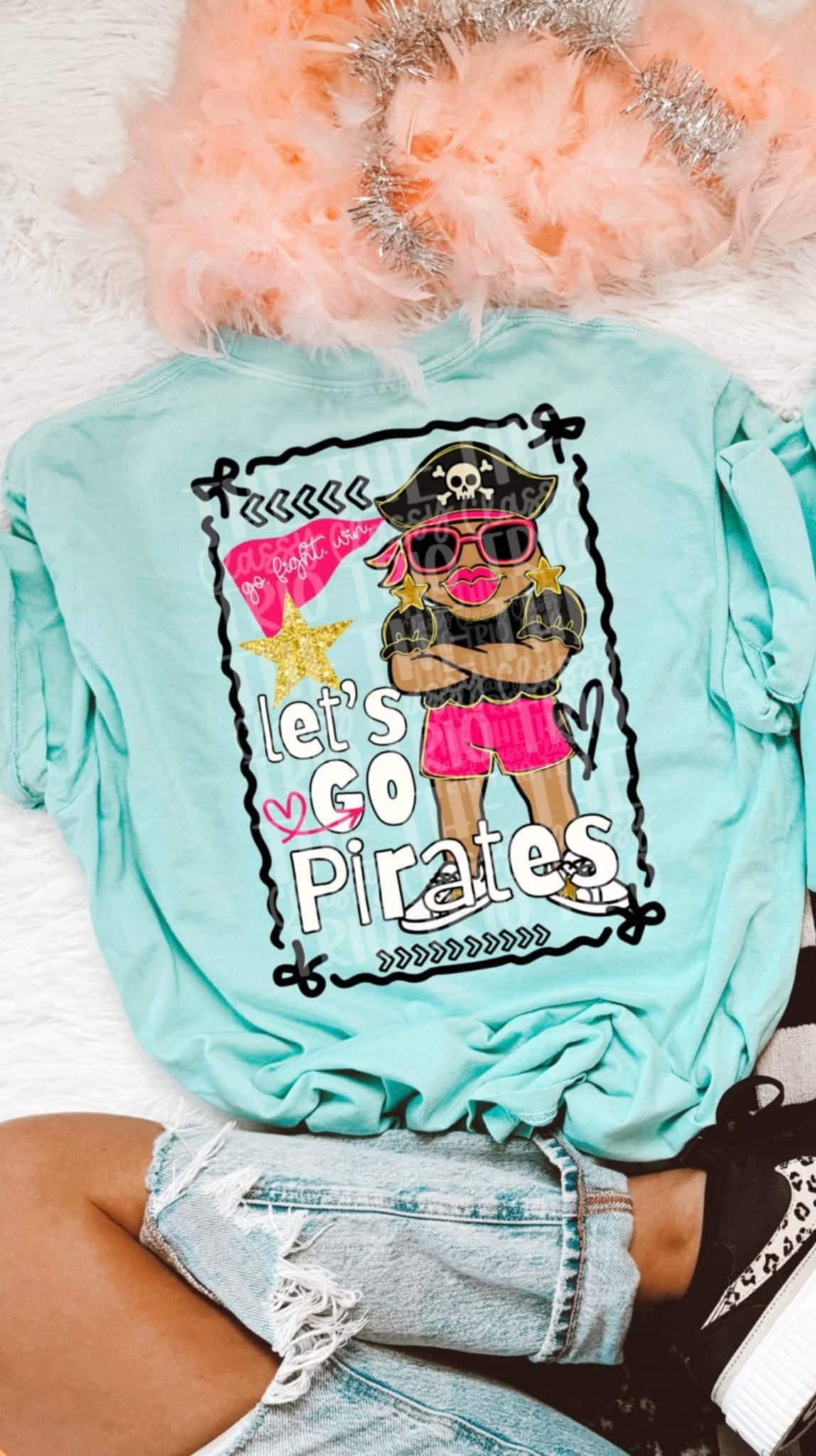 Let’s go mascots frame