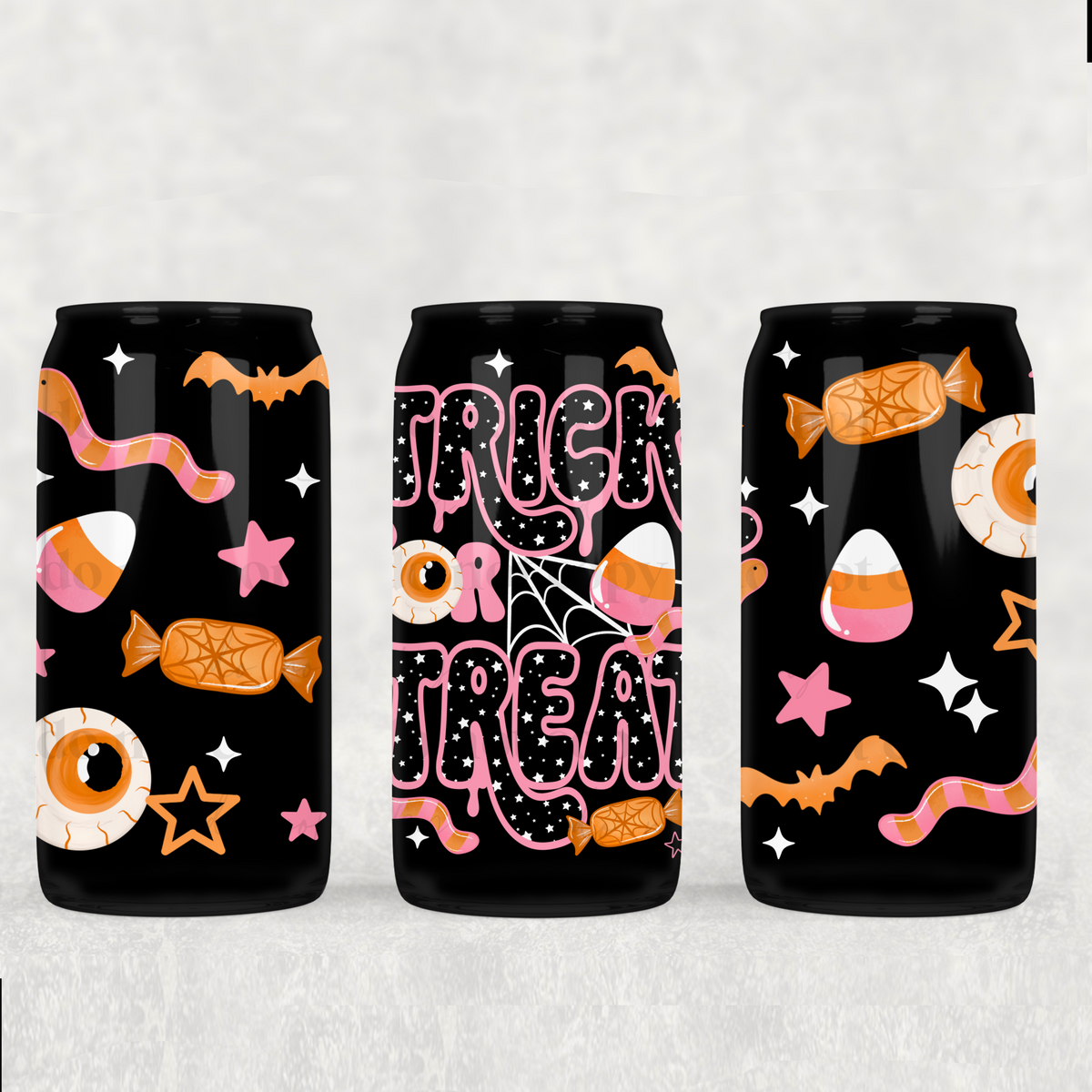 Trick or treat pink (CSC) UV DTF WRAP