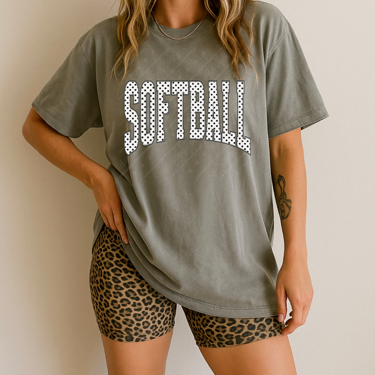 Softball Polkadots Sunday special DTF transfer