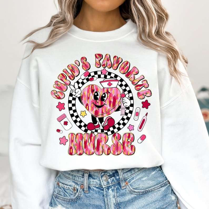 Cupids favorite nurse 77697 DTF transfer