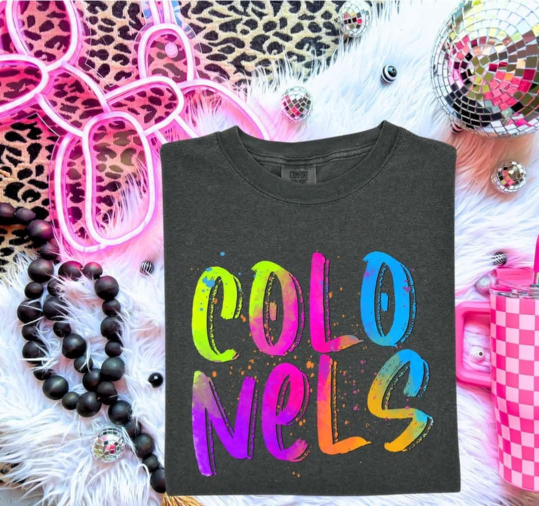 Colonels Neon Splatter (S&G) 100011 DTF transfer