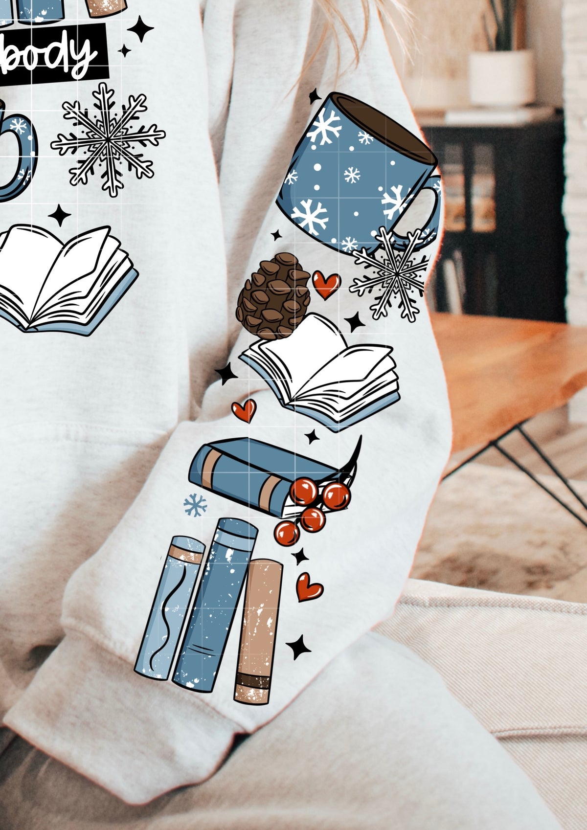 Cozy Homebody (SET OF TWO SLEEVES) (CSC) DTF transfer