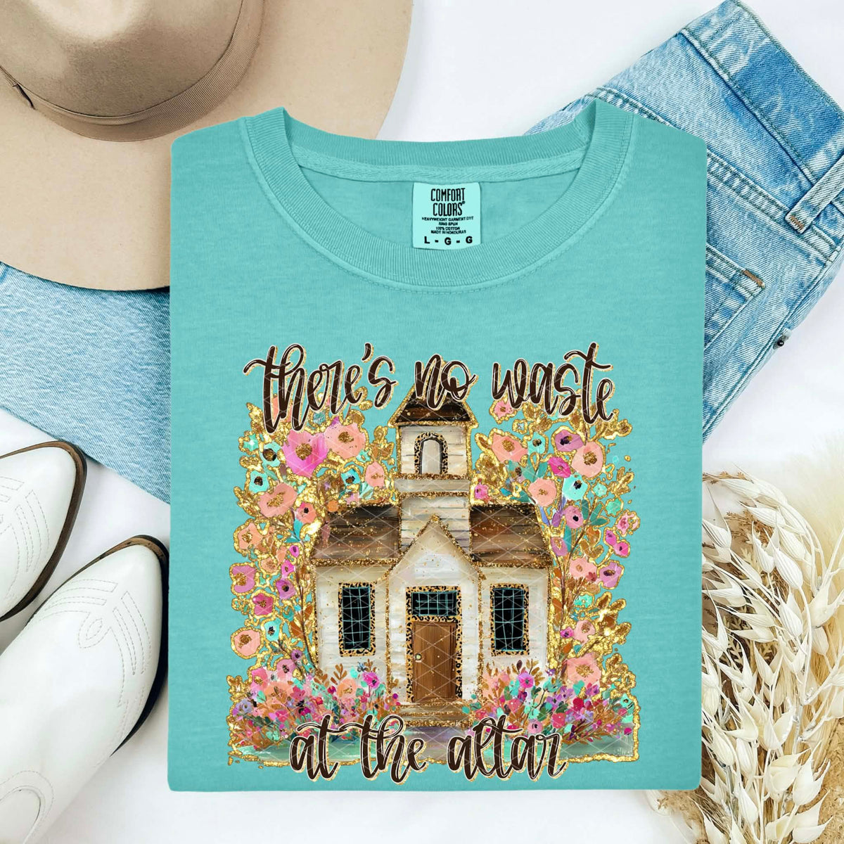 There’s no waste at the altar Sunday special DTF transfer