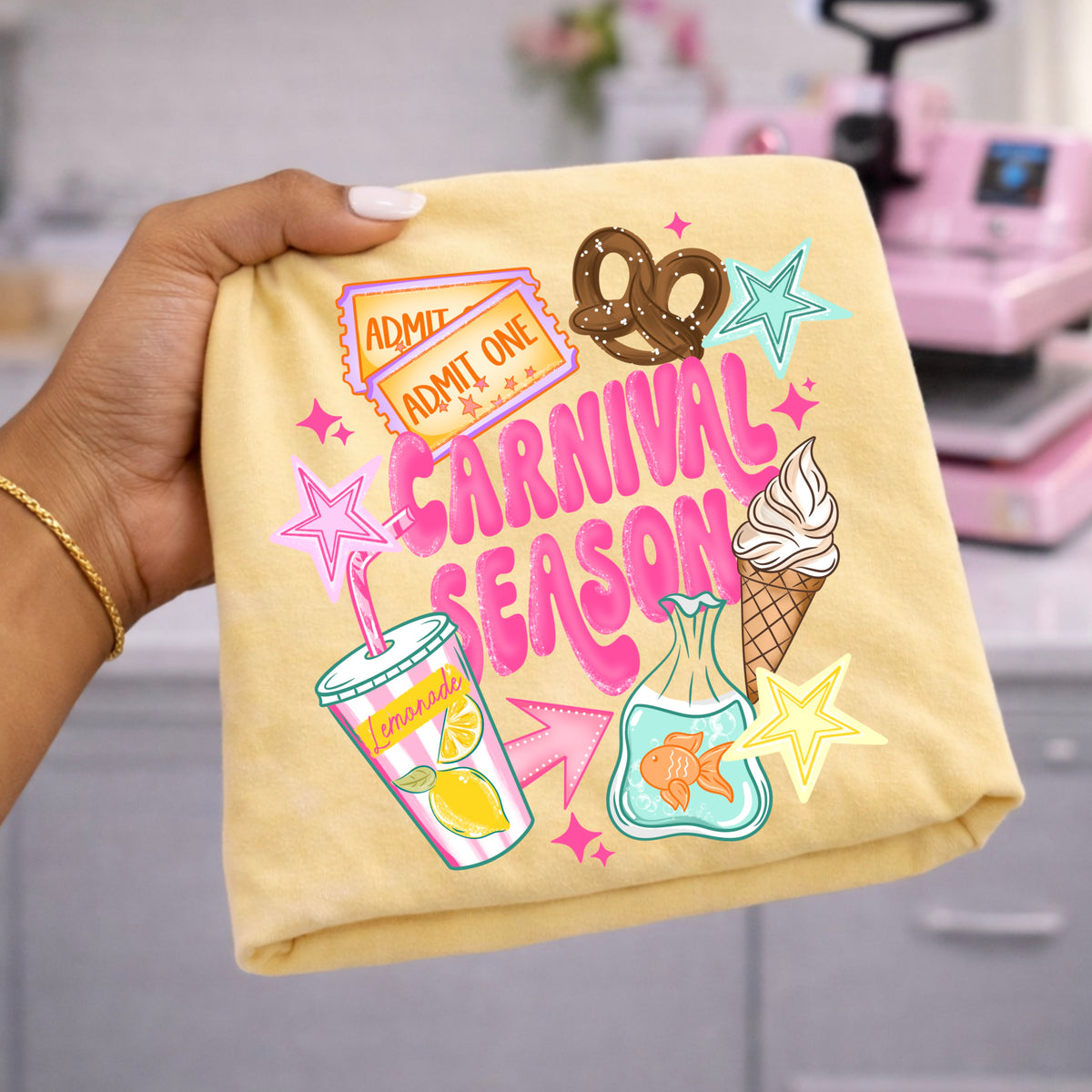 Carnival season with lemonade (CSC) DTF Transfers
