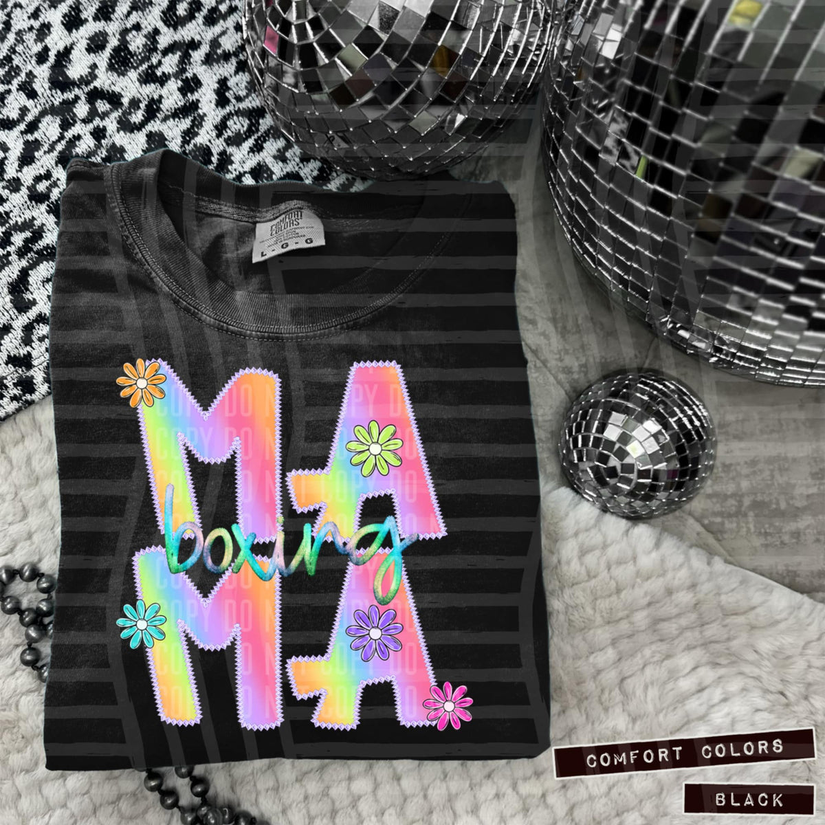 Boxing mama rainbow (Caplinger) 106783 DTF transfer