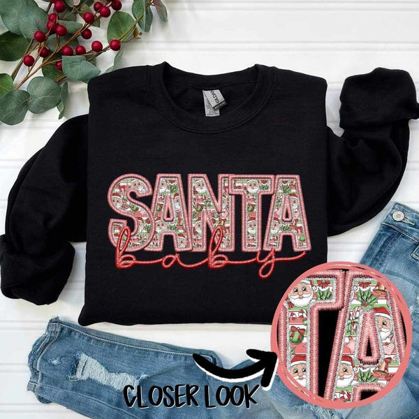 Santa baby light Santas 62234 DTF transfer