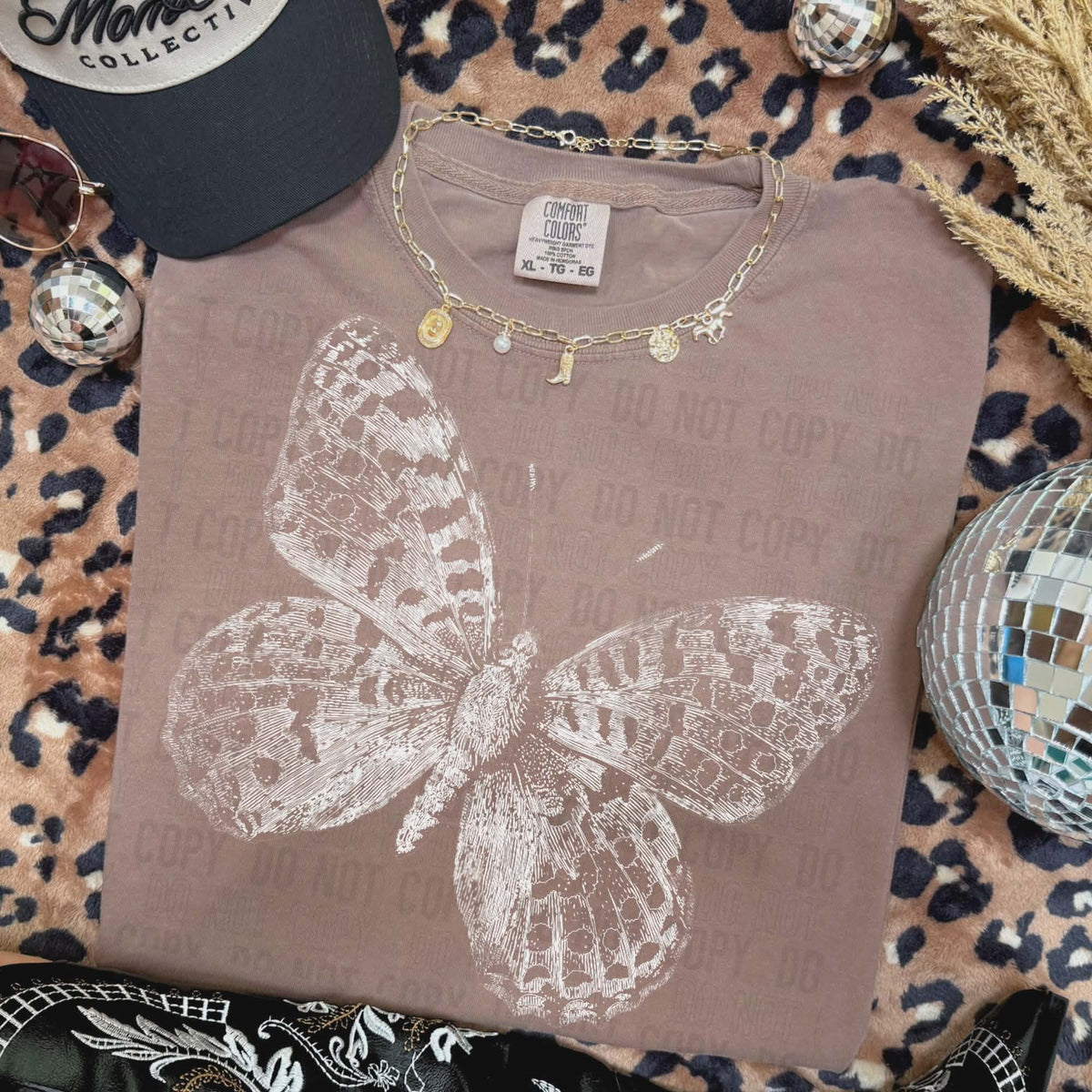 Butterfly white (Sbb) DTF Transfer