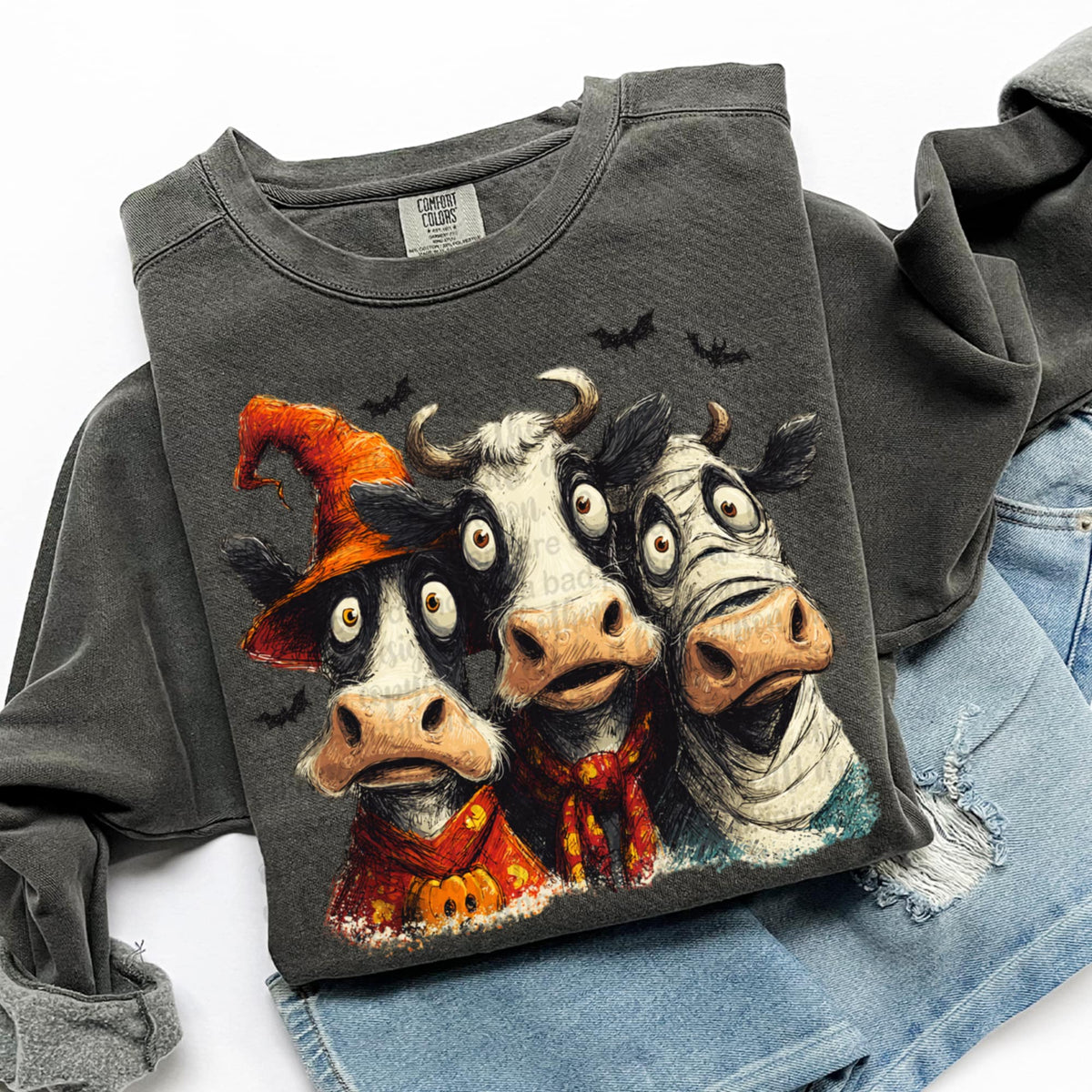 Halloween Cows (TTD) DTF transfer