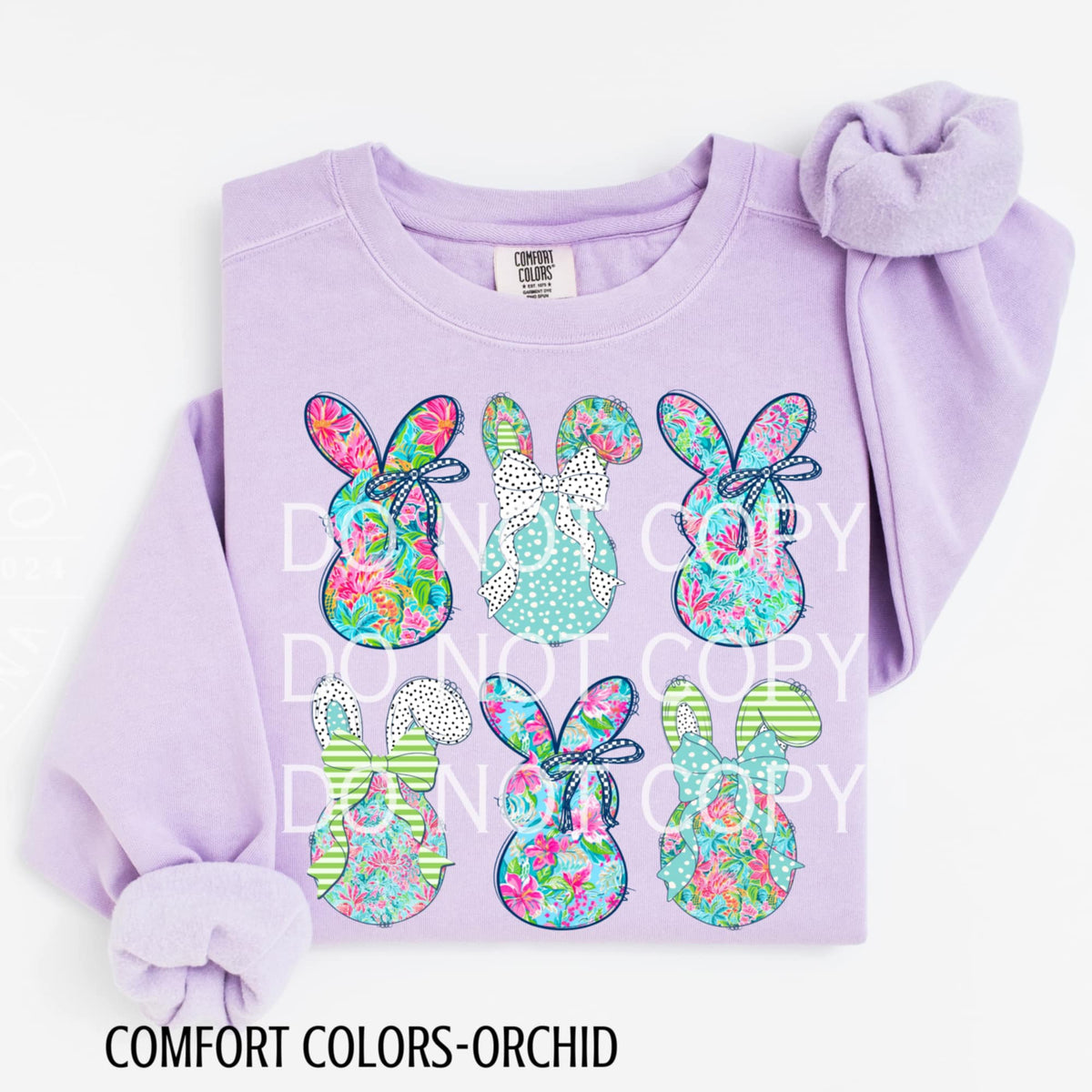 Spring bunny collage (CSG) 91180 DTF transfer