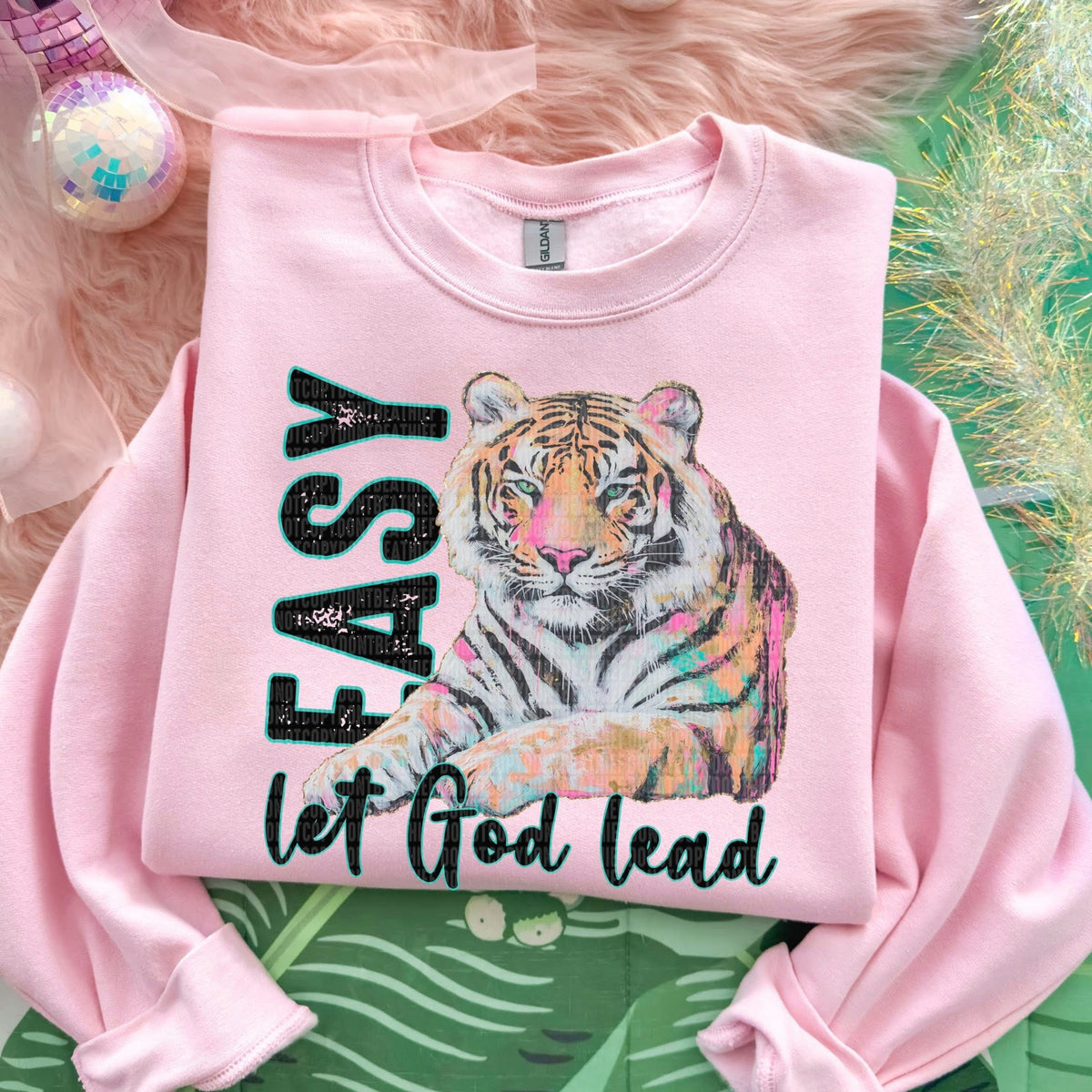 Easy Tiger let god lead (SDD) DTF Transfer