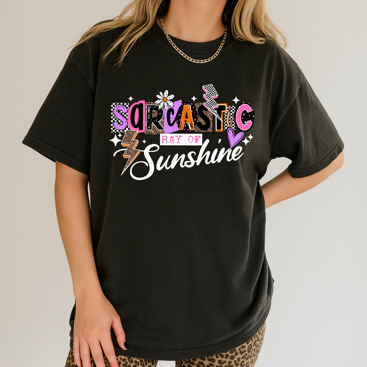 Sarcastic Sunshine WHITE (CSC) DTF Transfer