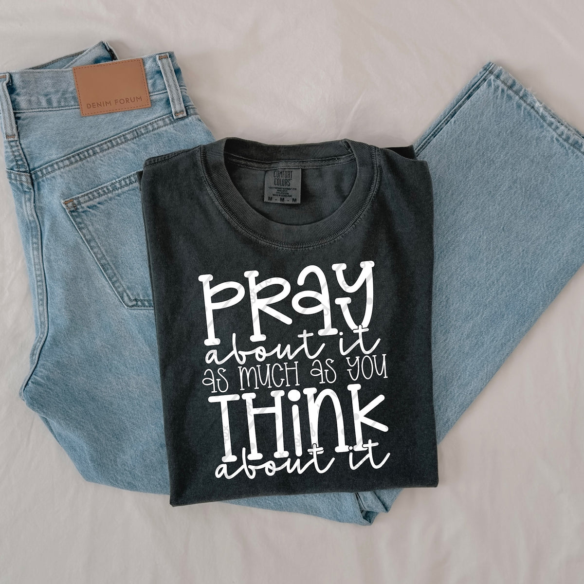 Pray about it (white) (scarlow) DTF Transfer