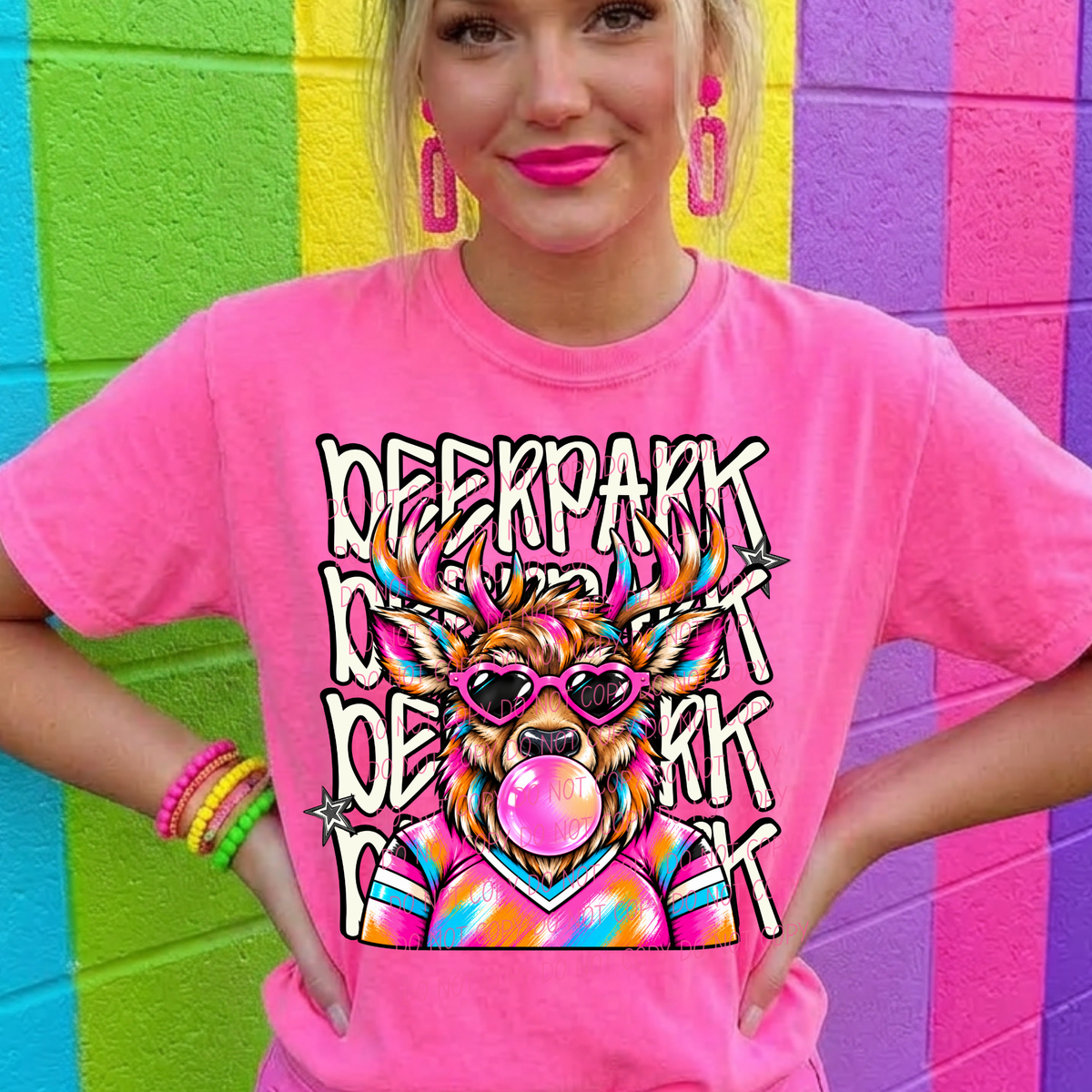 deerpark pretty little rebels mascot (city) DTF Transfer