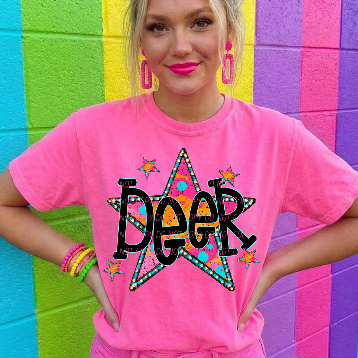 Deer Walk of Fame (City) DTF Transfer