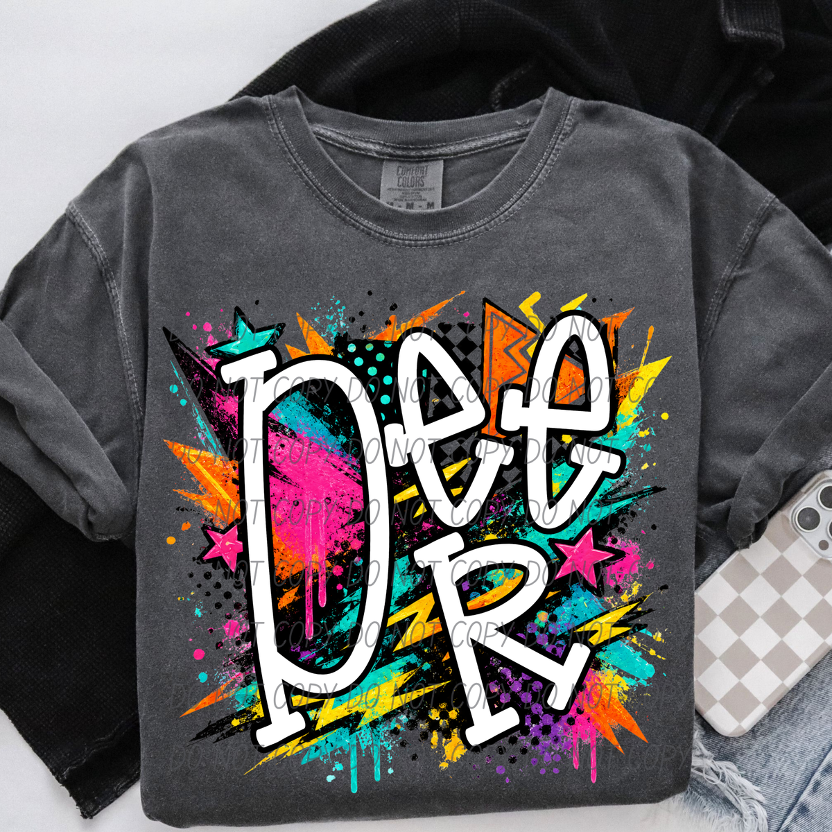Deer totally tubular (City) DTF Transfer