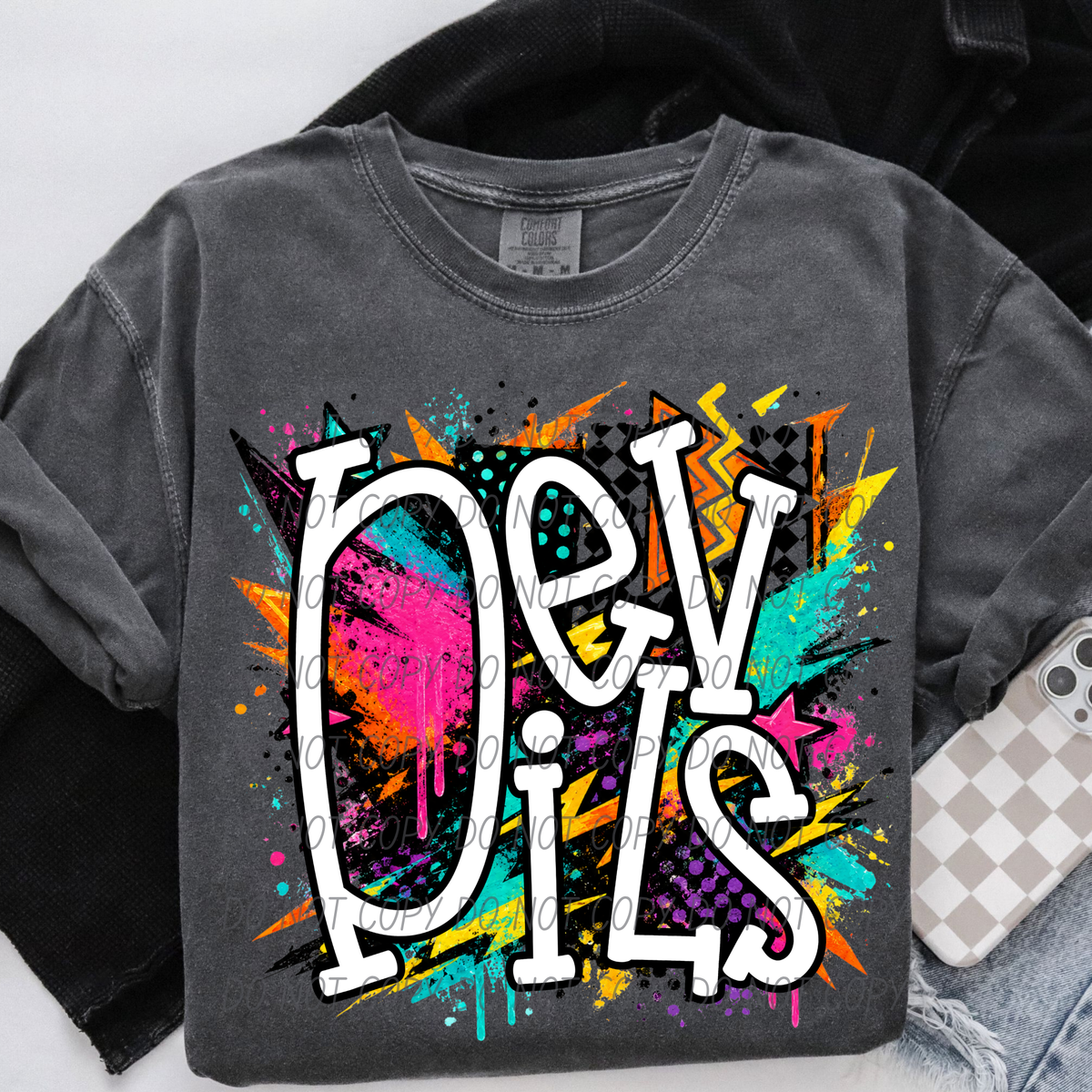 Devils totally tubular (City) DTF Transfer