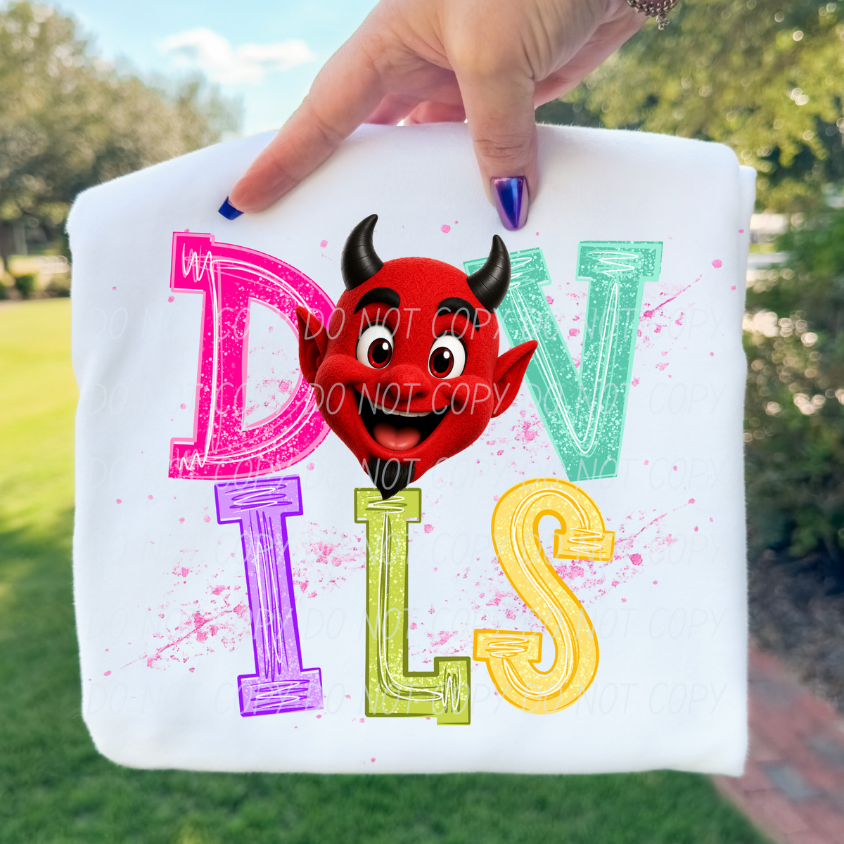 devils happy little mascots (city) DTF transfer