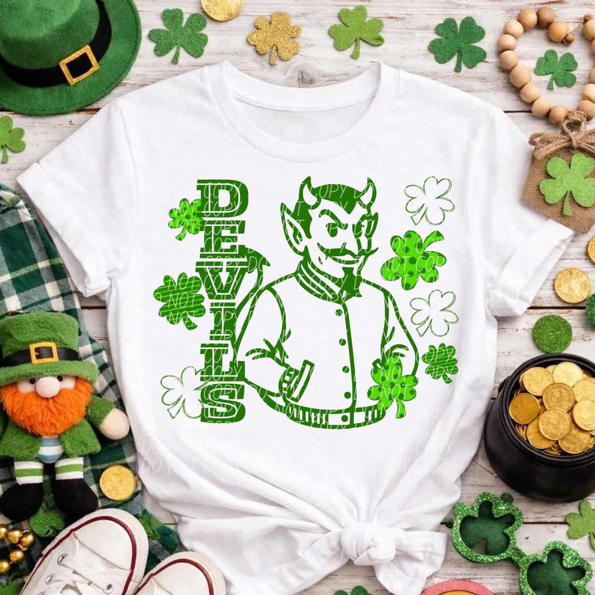 Letterman Clover Devils (City) DTF transfer