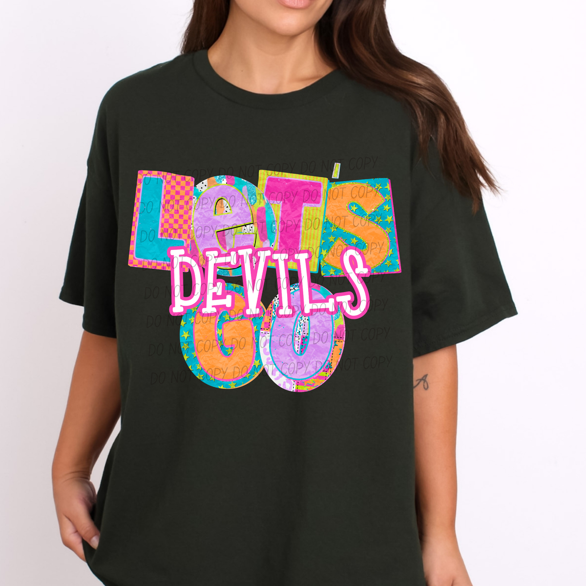Devils Patchwork Pep Club (City) DTF Transfer