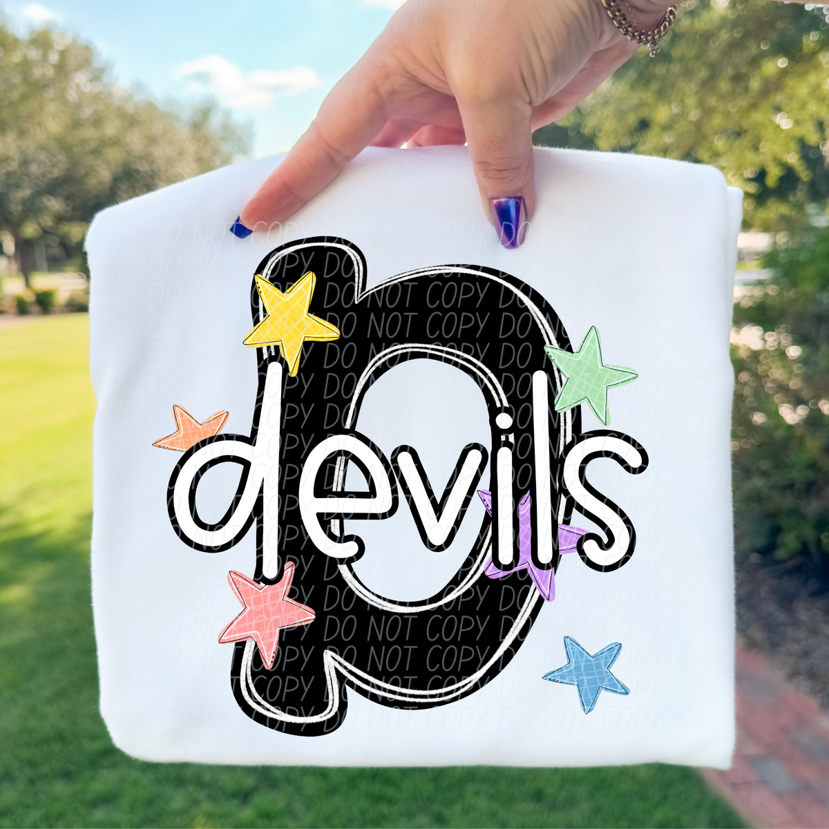 Devils star Mascots (CITY) DTF transfer