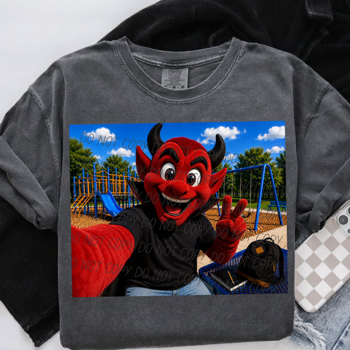 Devil Mascot (City) DTF transfer