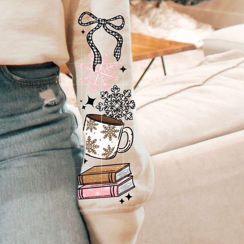 Very cozy book club (SLEEVE) CSC DTF Transfer