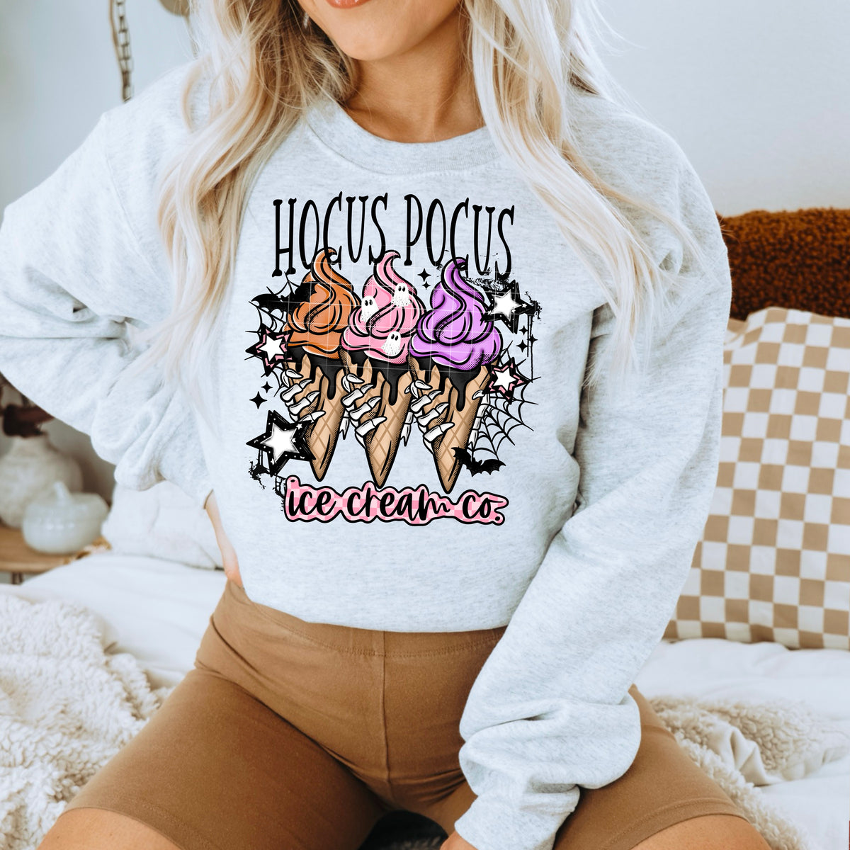 Hocus Pocus icecream BLACK ACCENTS (csc) DTF transfer