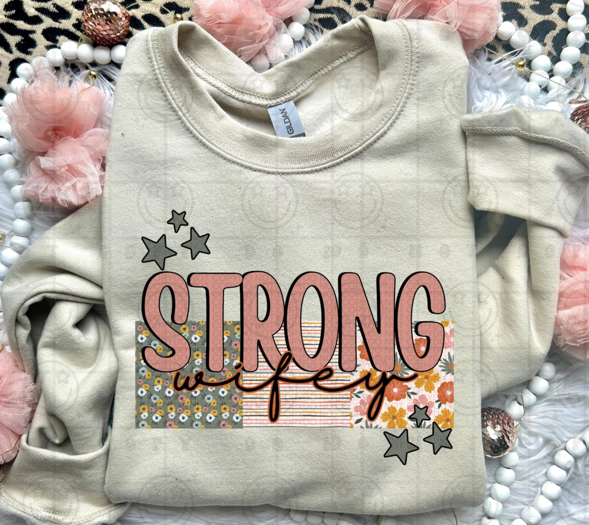 Strong wifey (HW) 93287 DTF transfer