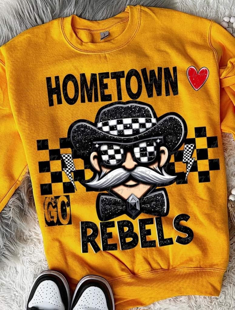 Hometown rebels (VIRGO) 55695 DTF transfer