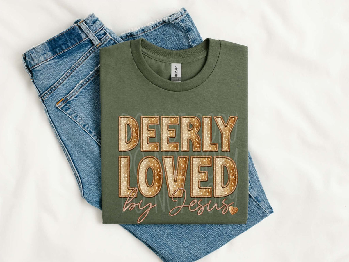 Deerly Loved by Jesus (PH) DTF Transfer