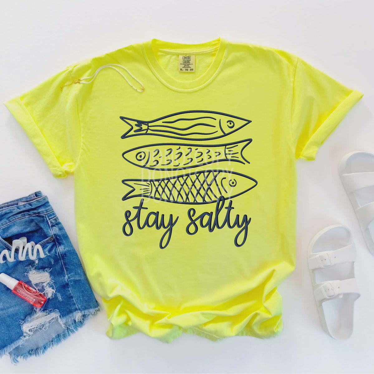 Say salty stacked fish (CSG) DTF TRANSFER