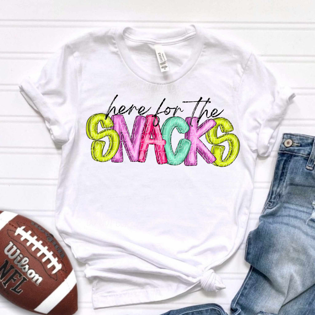 Here for the snacks (CITY) 85075 DTF transfer