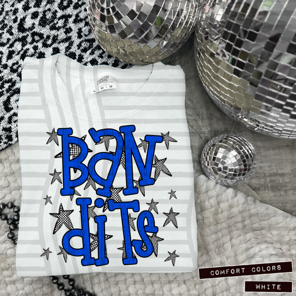 Blue Staggered Mascots (Caplinger)