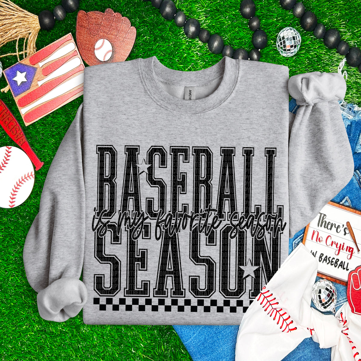 Baseball season is my favorite season 95132 DTF transfer