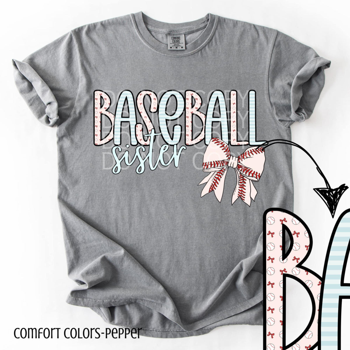 Baseball sister (CSG) 87336 DTF transfer