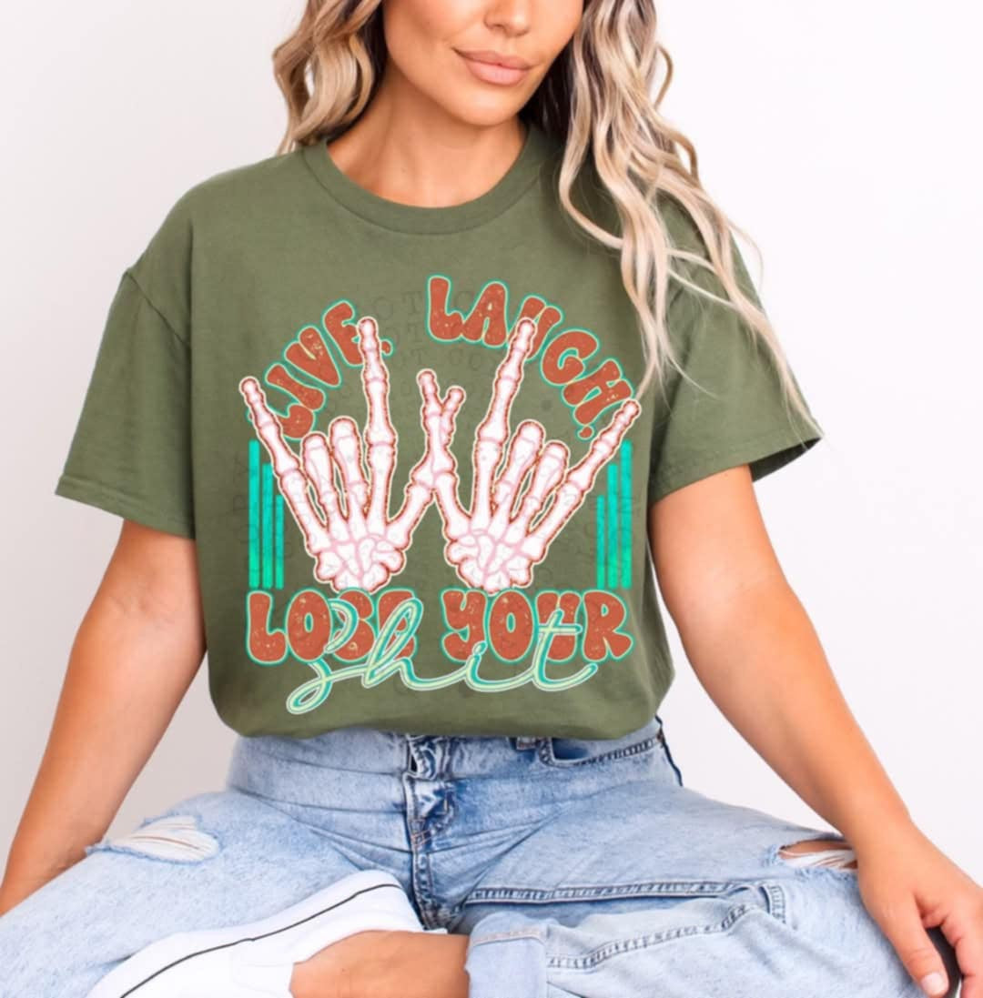 Live laugh lose your shit (C’s) 100481 DTF transfer