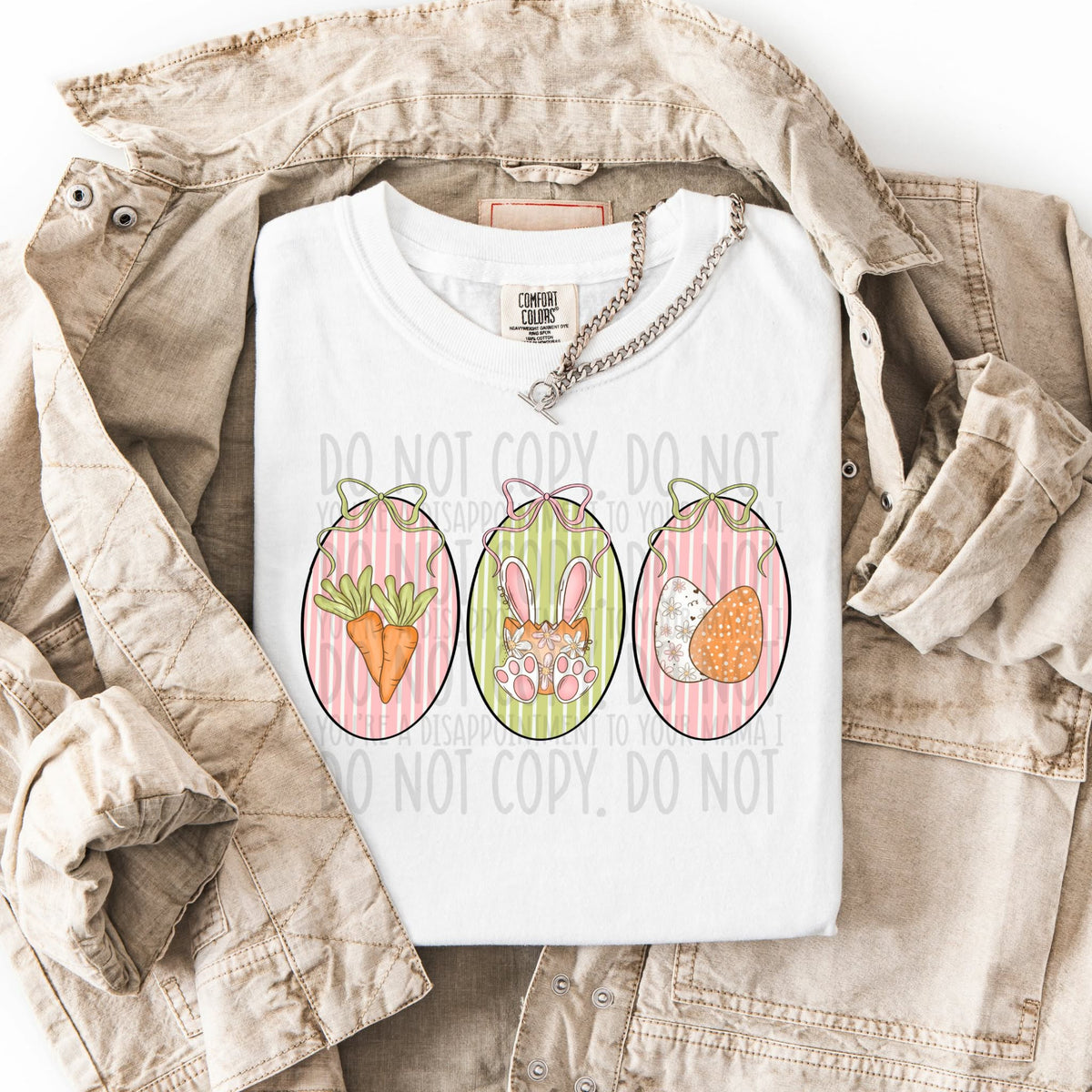 Easter oval frames (SWD) DTF Transfer