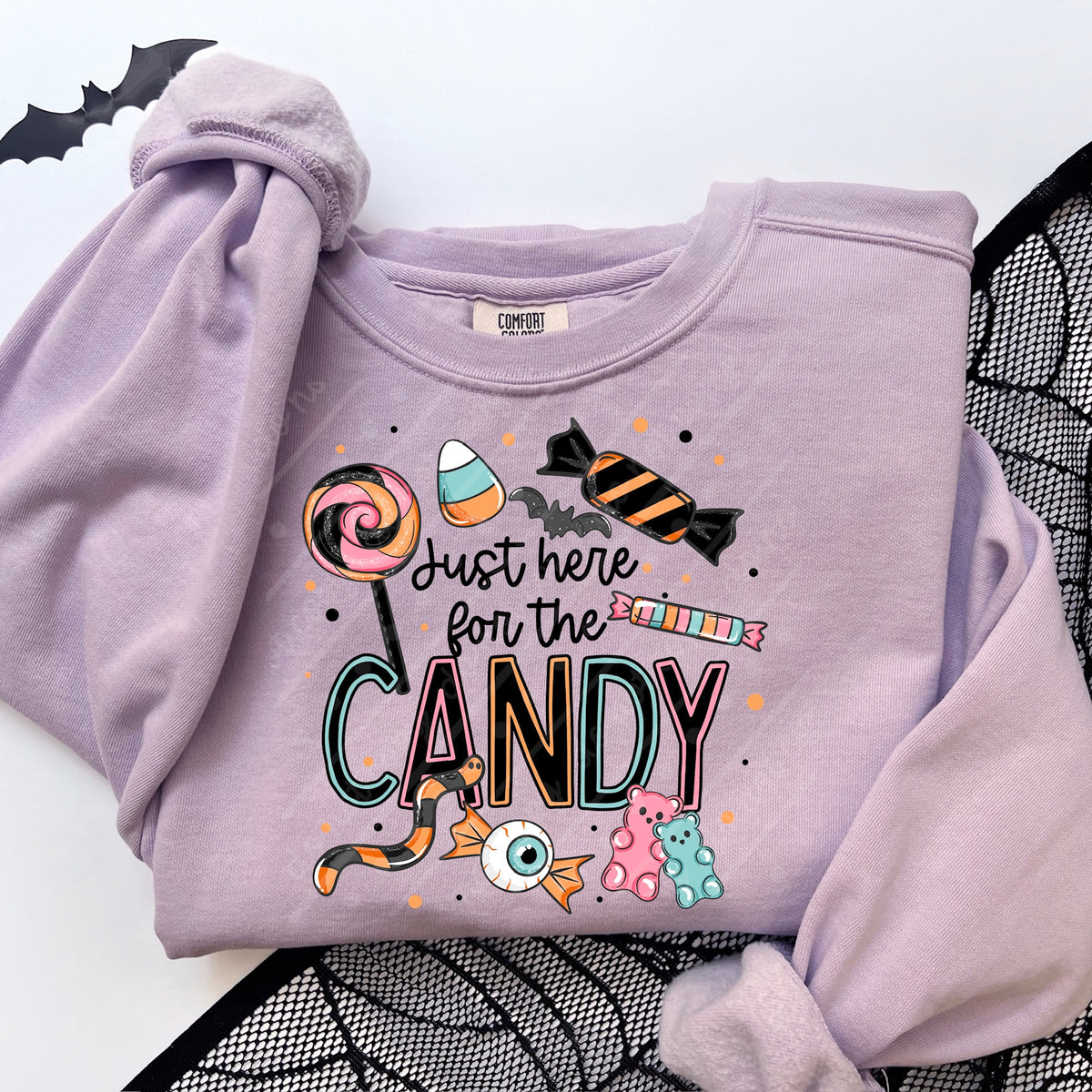Just here for the candy exclusive DTF Transfer