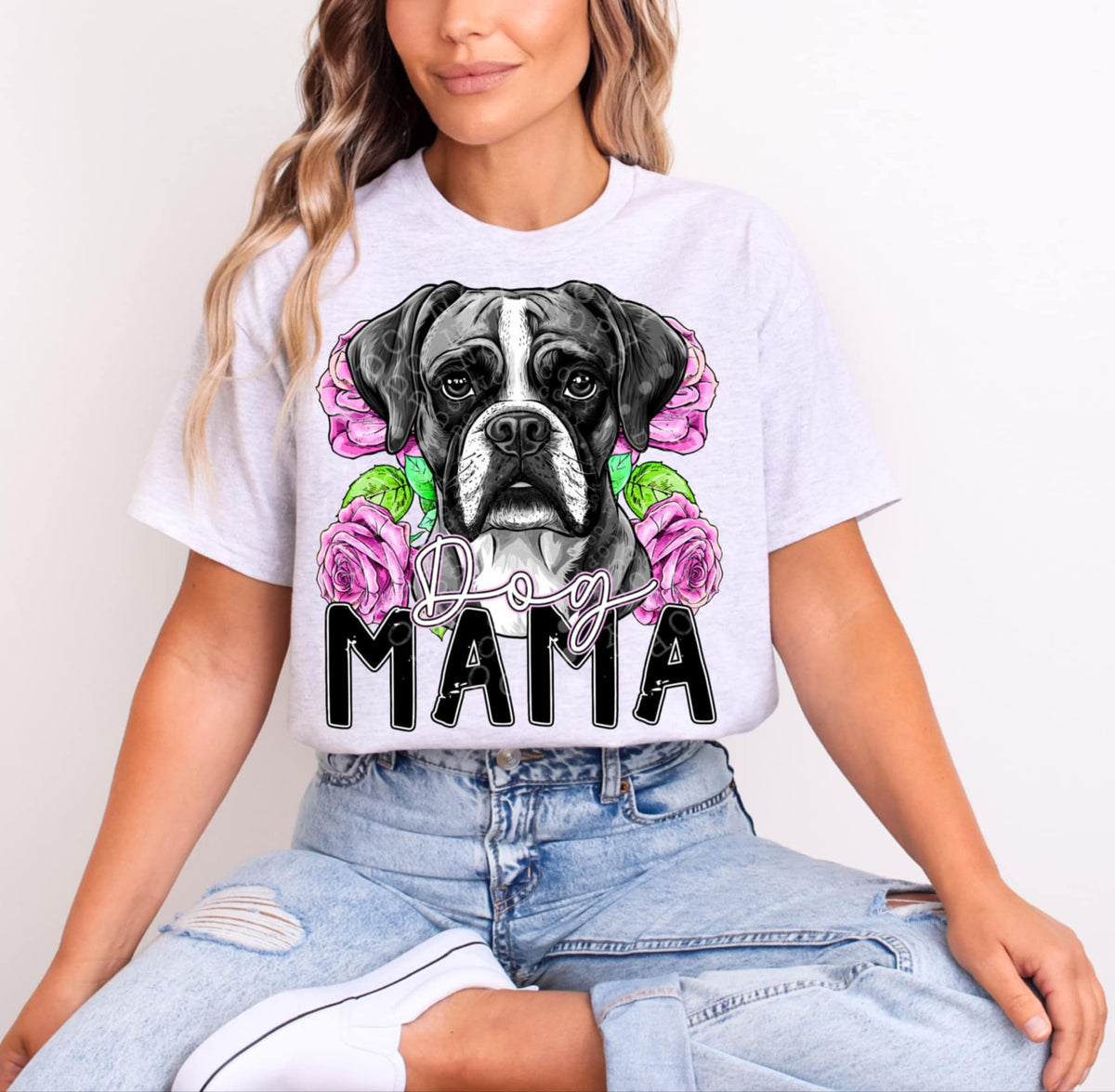 Dog mama boxer (C’s) 96704 DTF transfer