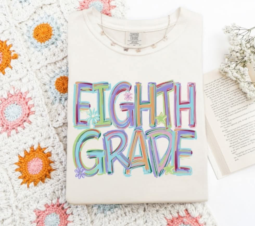 Eighth grade brushstroke 107661 DTF transfer