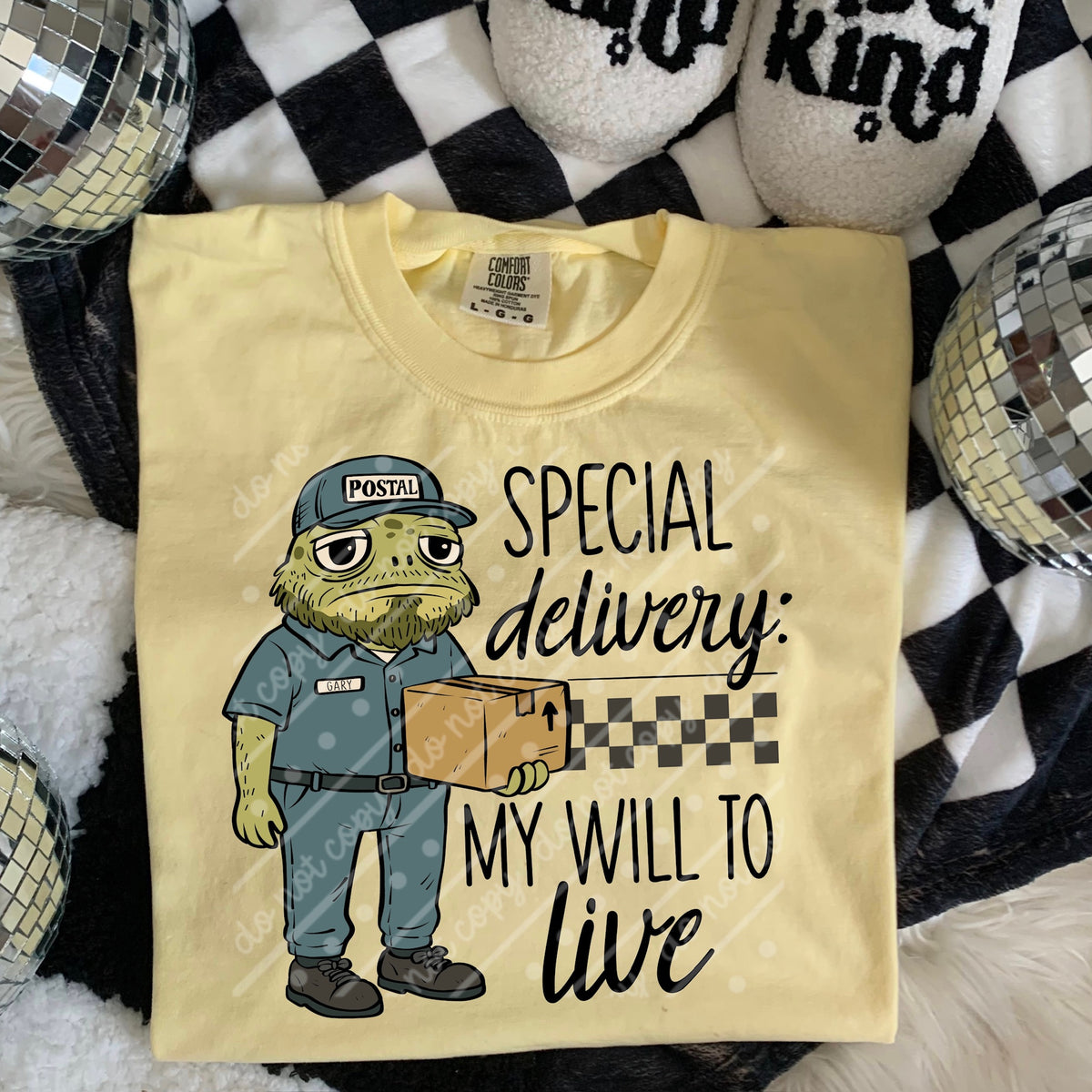 Special delivery my will to survive (scarlow) DTF transfer