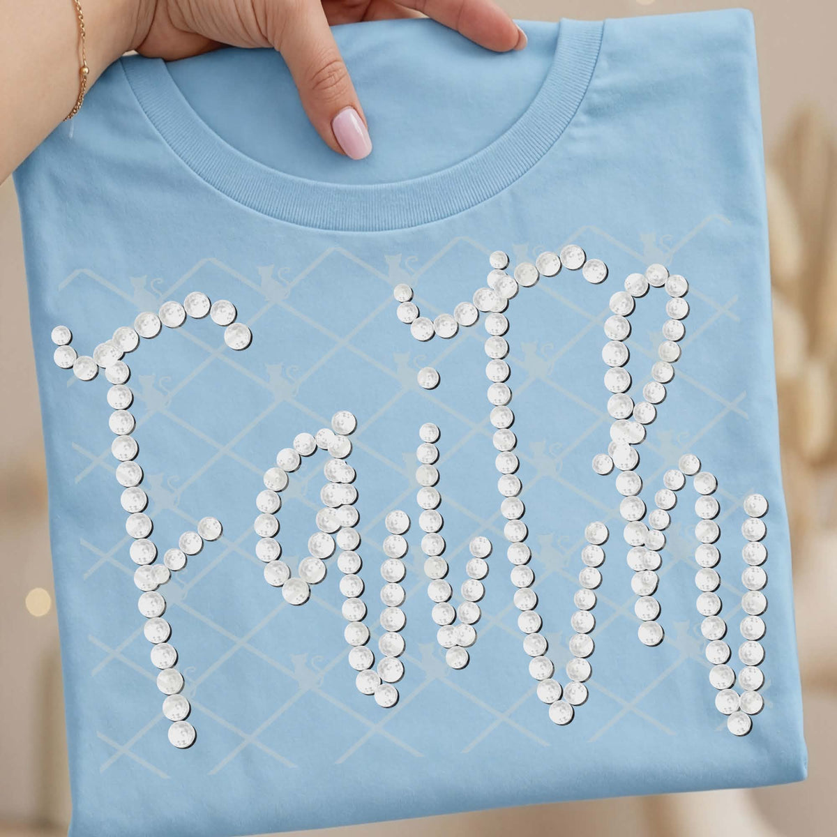 Faith faux beads (TTD) DTF Transfer