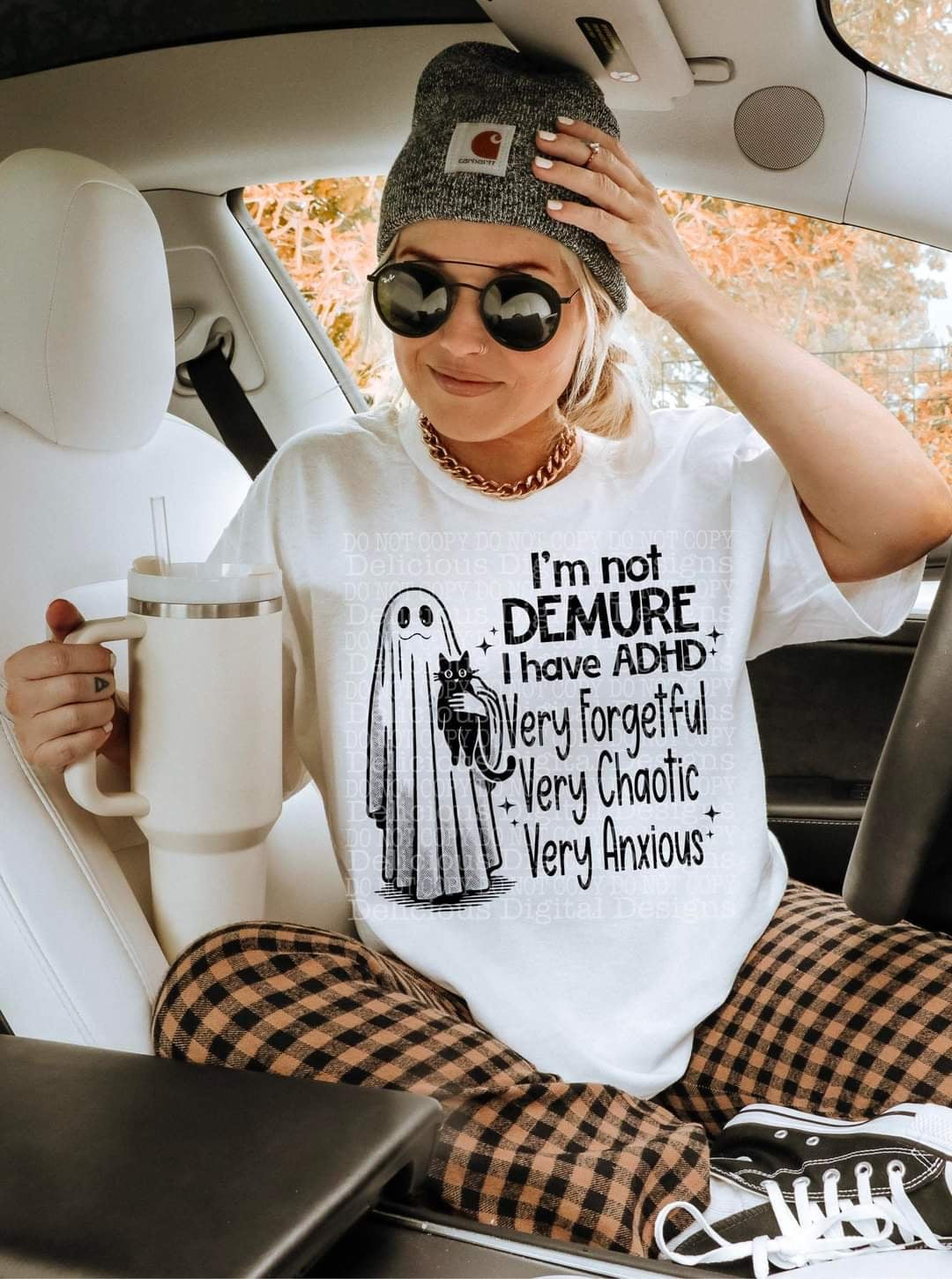 I’m not demure I have ADHD (DDD) 58512 DTF transfer